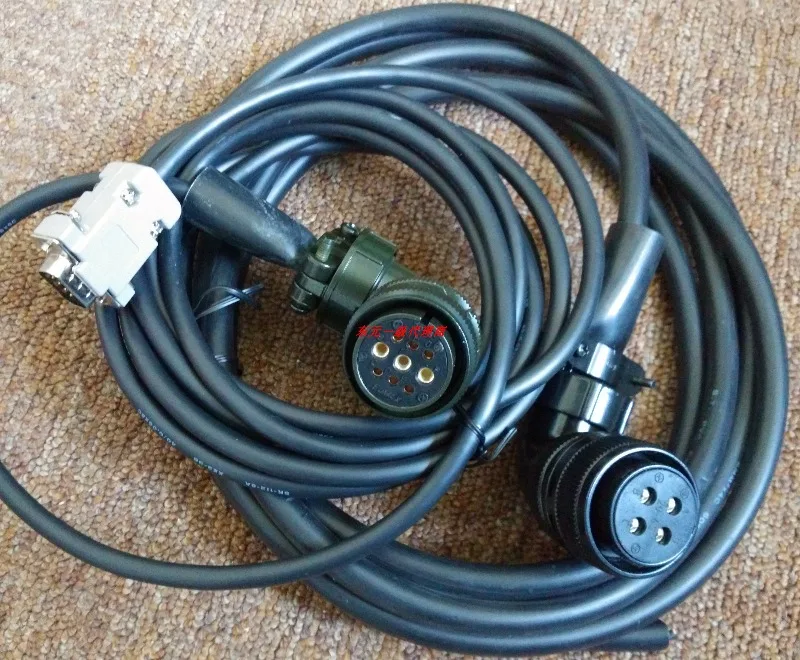 1KW 1.5KW 2KW economical server cable, aerial plug-in type, a set of encoder cable power cable
