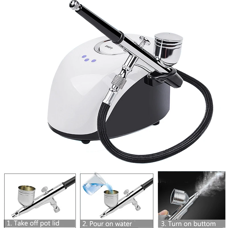 Facial Oxygen Therapy Machine Water Injection Skin Cleaning Wrinkle Remove Rejuvenation Moisturizing Sprayer