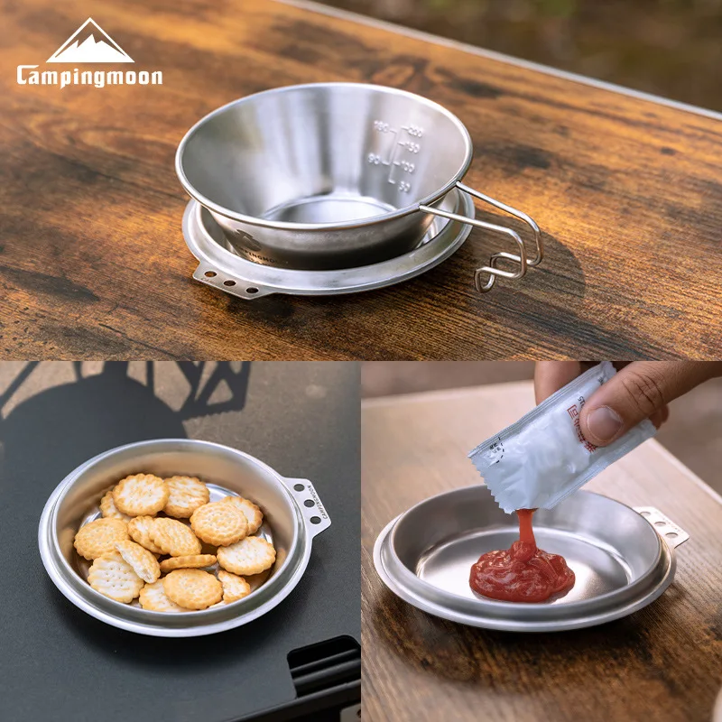 กระทะสแตนเลสหนาพิเศษ CAMPINGMO - Camping Cooking Kits บทวิจารณ์และราคา