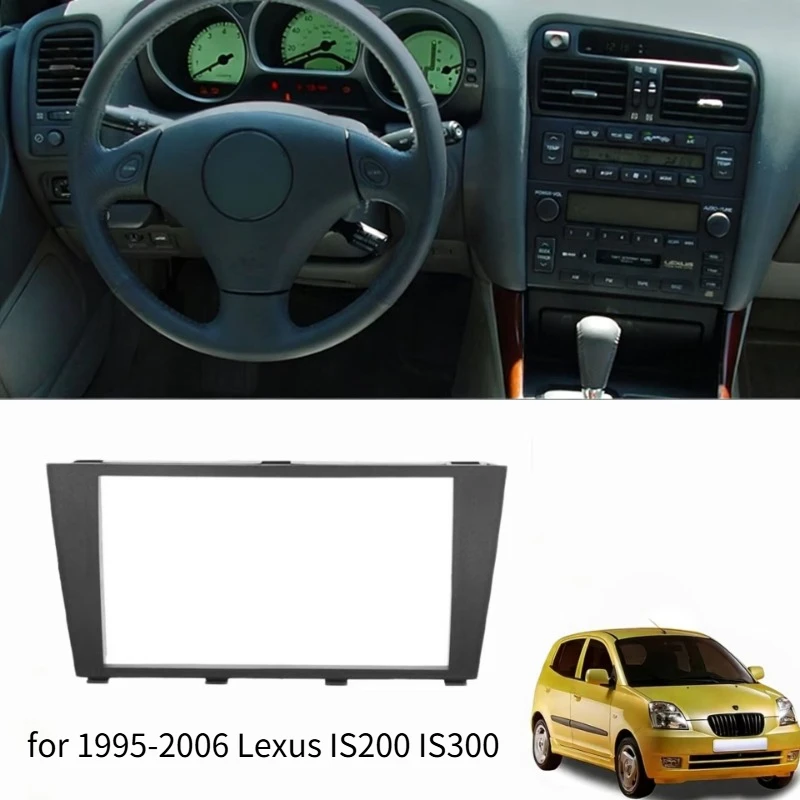 2Din Car Stereo Radio Fascia Panel Frame for Lexus IS200 IS300 for Toyota Altezza 1995-2006