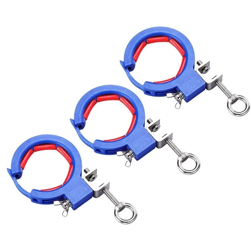 Cable Tray Pulley Roller 3Pcs Adjustable Wear-Resistant High Hardness Clamp Pulley Bridge Construction Tools Cable Helper-A27I
