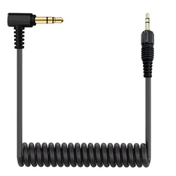 Replacement Locking 3.5mm TRS Spring Cable For Sony UWP-V1 UWP-D11 UWP-D21 Wireless Output Microphone Audio Receiver Phone