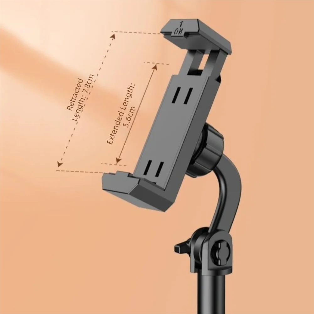 

Многофункциональный держатель для мобильного телефона, вращающийся, регулируемый по высоте, для прямых трансляций, с противоскользящим основанием, для использования без рук