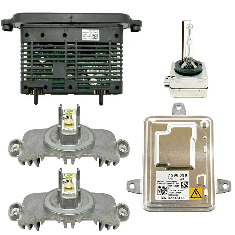 Durable-For BMW 3 Series F30 F31 F34 2012-2015 Headlight Xenon Ballast Module Control Computer Unit LED DRL Diode & D1S Bulb Kit