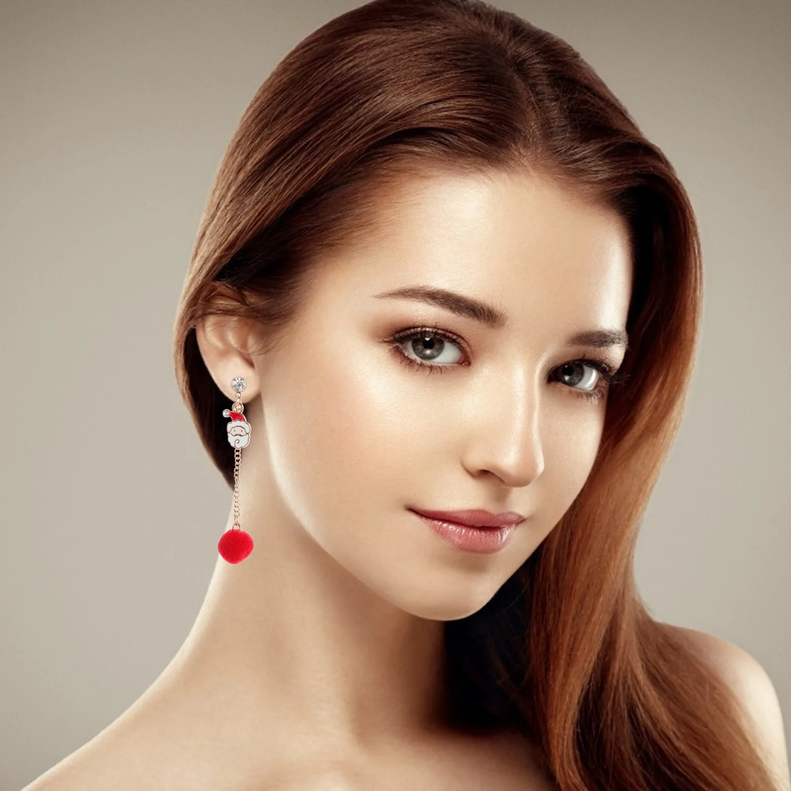 2Pairs شجرة عيد الميلاد أقراط عيد الميلاد شرابة استرخى الأذن مجوهرات للفتيات هدايا شرابة القرط انخفاض القرط شجرة عيد الميلاد الأذن استرخى