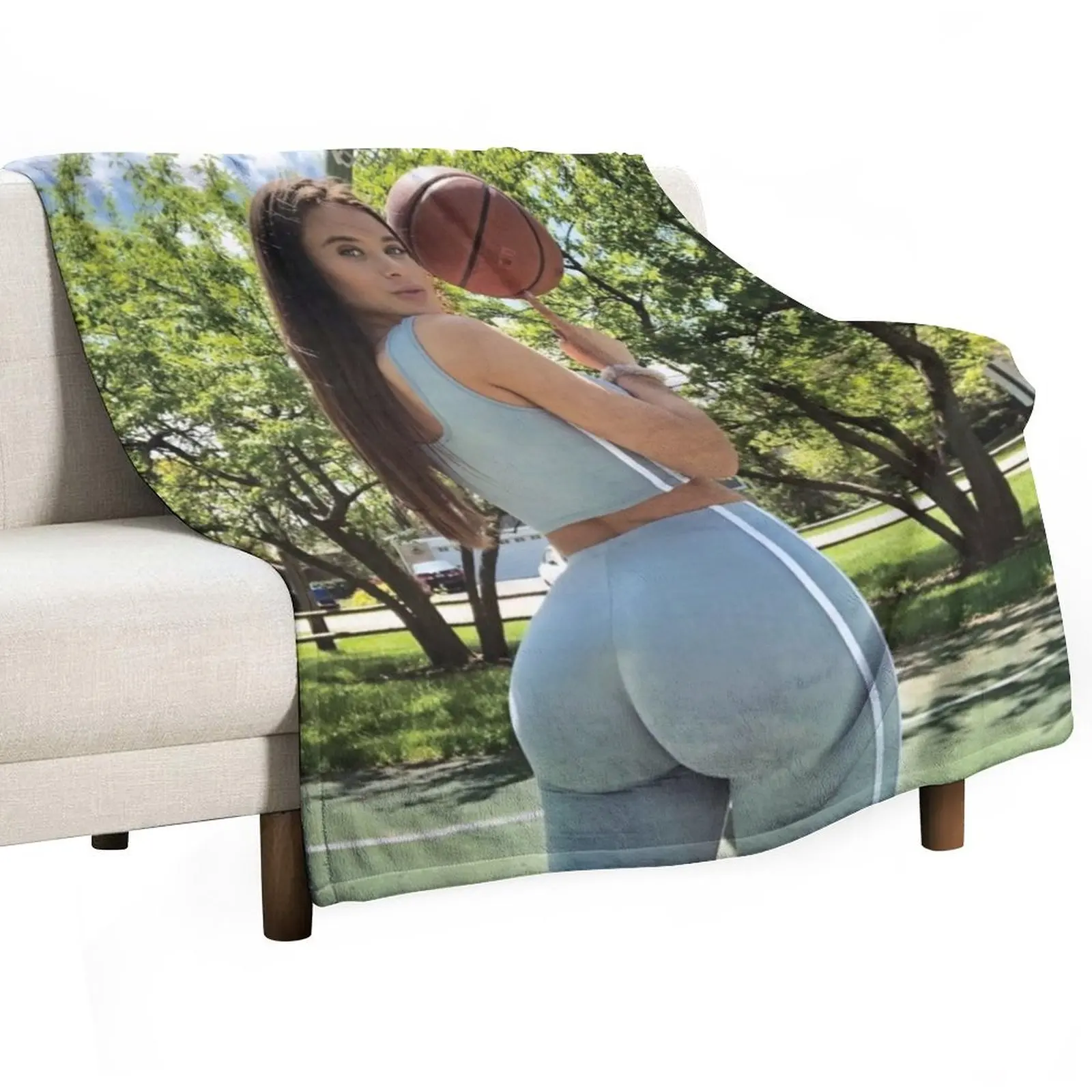 

Lana Rhoades Poster Throw Blanket Summer Beddings For Sofa Thin Nap Single Blankets