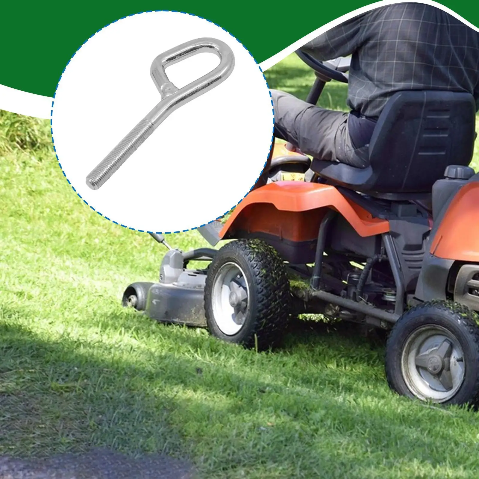 Mower Deck Lift Rod Heavy Duty Linkage Rod for Easy Installation Lawnmower Parts Accessories