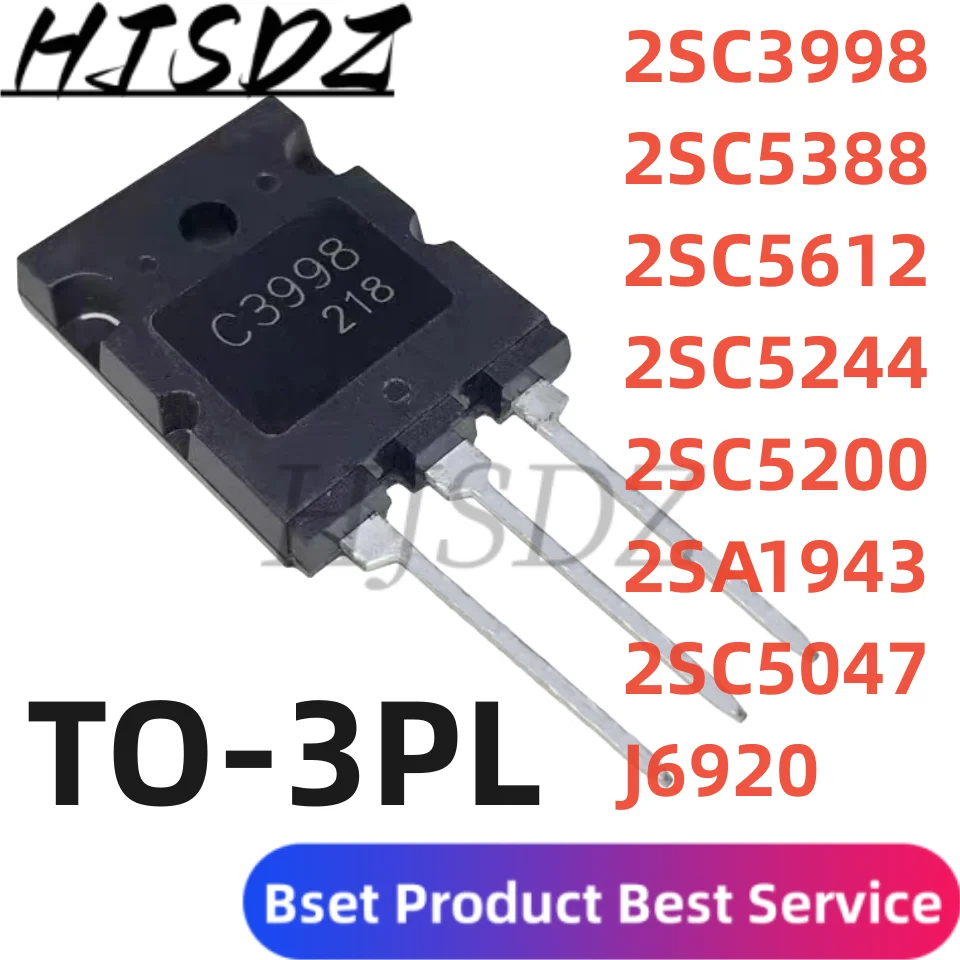 2PCS 2SC2625 2SC3320 2SC3552 2SC3835 2SC4237 2SC5198 2SA1941 TO-3P 2SC3998 2SC5200 2SC5388 2SA1943 J6920 2SC5047 2SC5244 TO-3PL