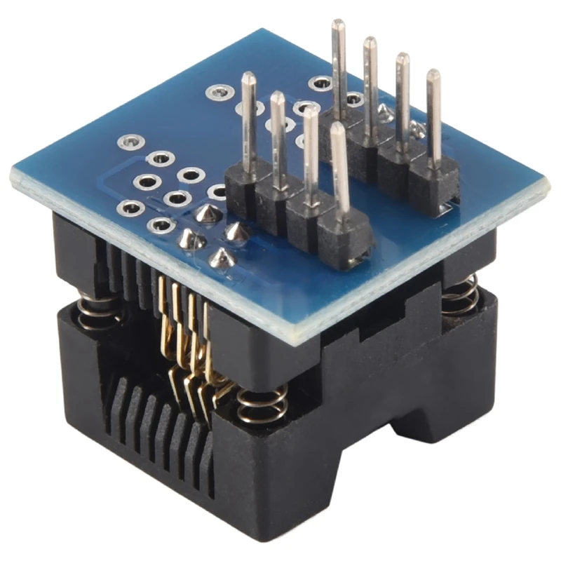 CH341A 24 25 سلسلة مبرمج USB ، EEPROM Flash ، BIOS ، SOIC8 ، مشبك اختبار SOP8 ، فلاش SPI ، محول V ، SOP8 إلى DIP8 ، مجموعة واحدة