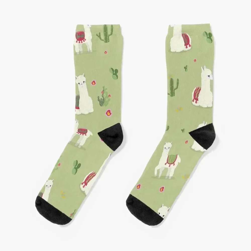 Cute pattern for Alpaca Socks gym japanese fashion Socks For Women Men's