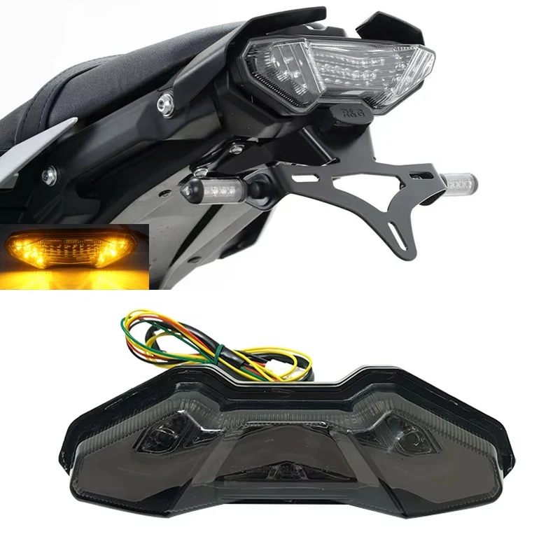 

For Yamaha MT09 MT-09 FZ09 MT 09 Tracer 2014 2015 2016 MT10 MT 10 2017 Motorcycle Tail Light Brake Turn Signal Tail Light LED