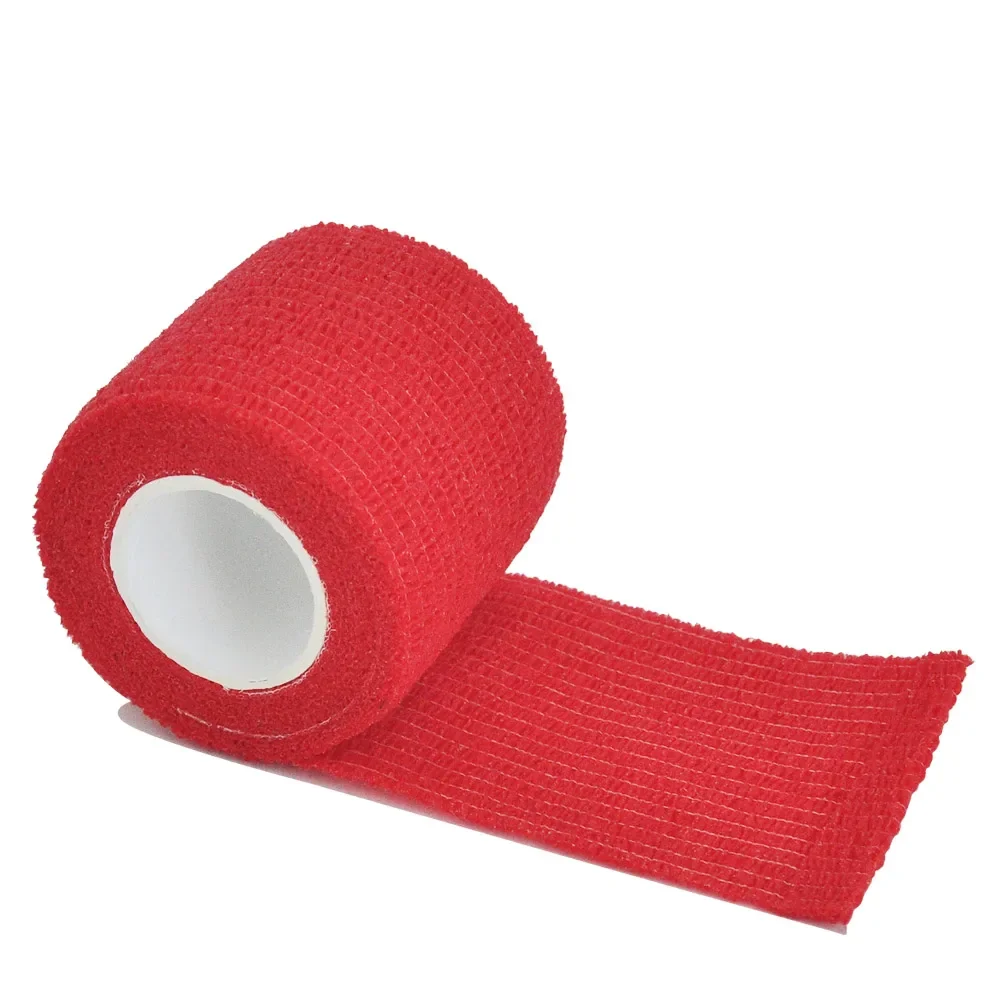 1/6 stücke 5*450 cm Einweg Selbst-klebe Flex Elastische Camouflage Verband Tattoo Griff Grip Rohr wrap Ellenbogen Stick Motion Band