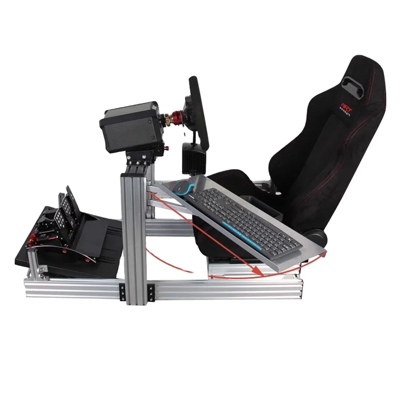 Hot Selling Aluminum Profiles Gaming Driving Frame Sim Racing Cockpit Car Racing Simulator Games Seat VR Direct Driving