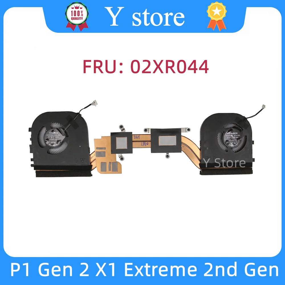 

Y Store новый оригинальный для Lenovo ThinkPad P1 Gen 2 X1 Extreme 2nd Gen кулер для охлаждения процессора радиатор для FRU 02XR044