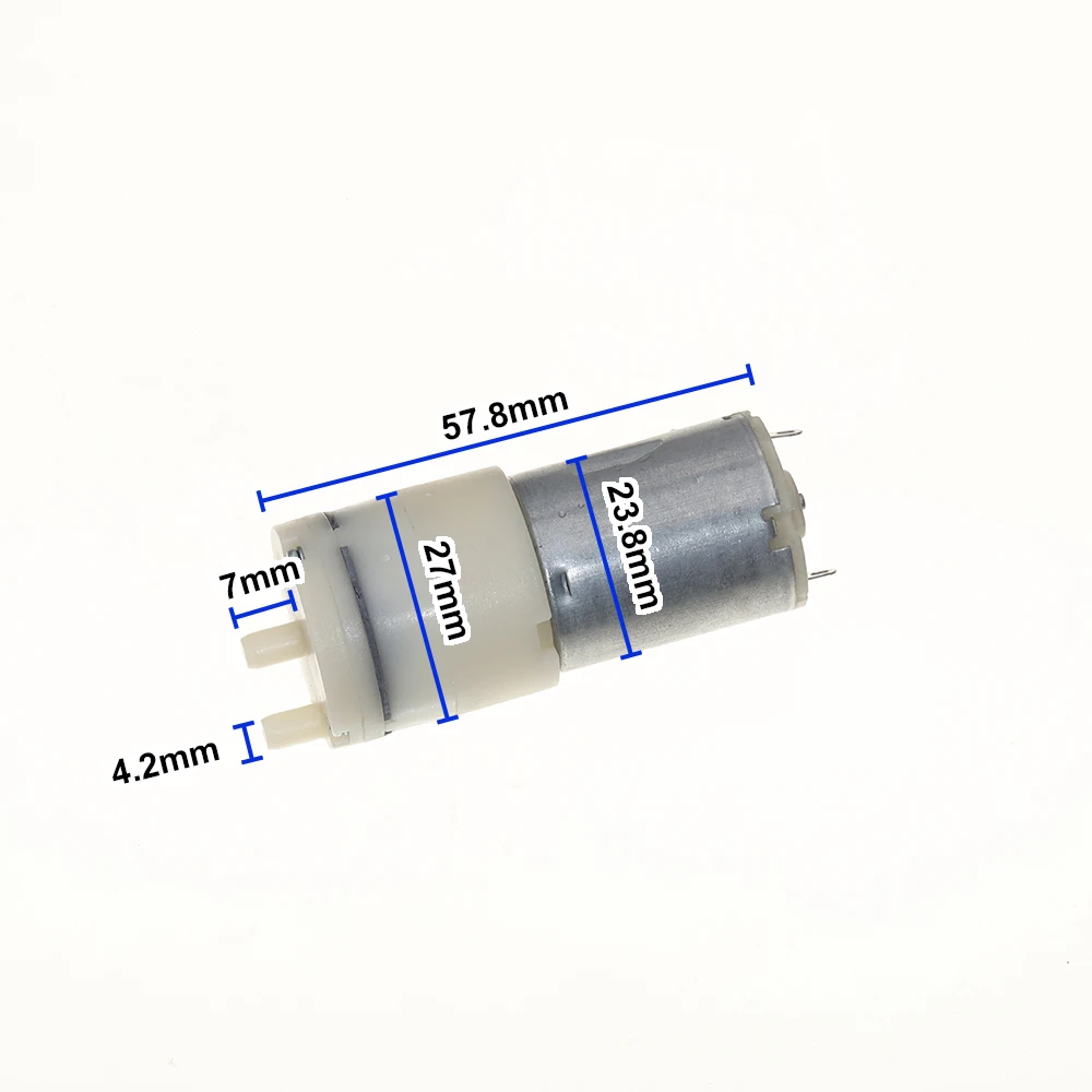 Mini 280 Motor Air Vacuum Pump DC 3V-4.2V Large Air Volume Vacuum Pump Negative Pressure Oxygen Pump