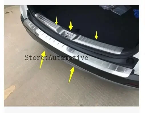 2 PCS Rear Bumper Protector Tail Tailgate Trunk Guard door sill scuff plate fit for Honda CRV CR-V 2017 2018 2019 20 21