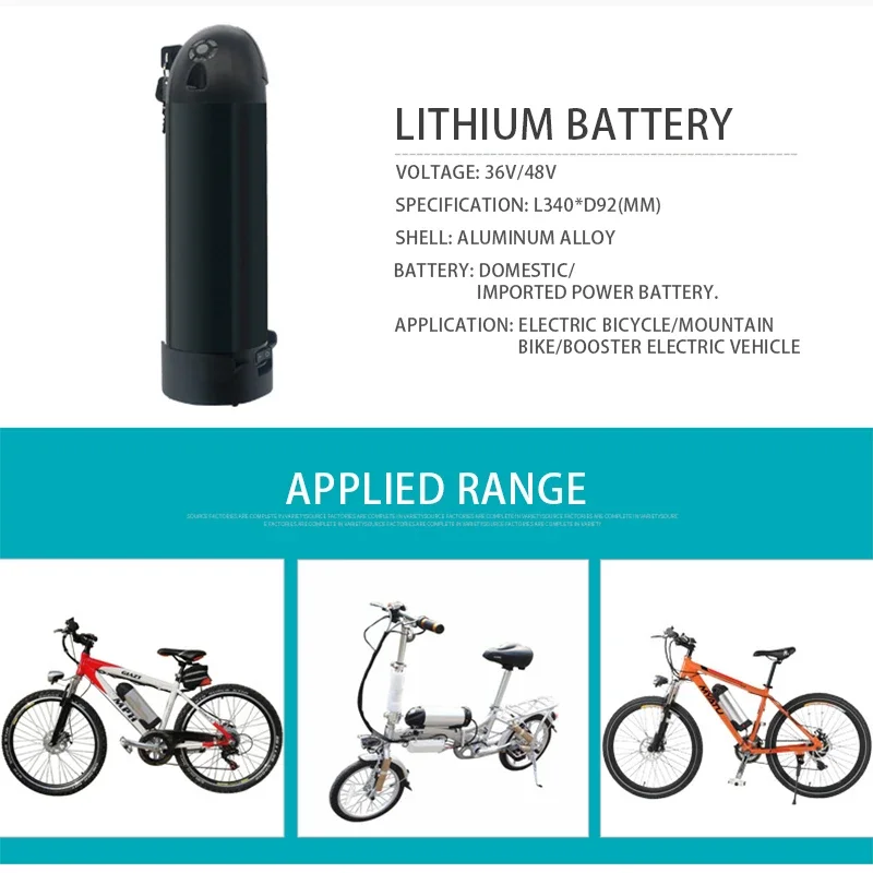 The new 36V 11.6Ah rechargeable lithium battery is used to replace the battery of Ocean Electric Vehicle No.1 mountain bike.