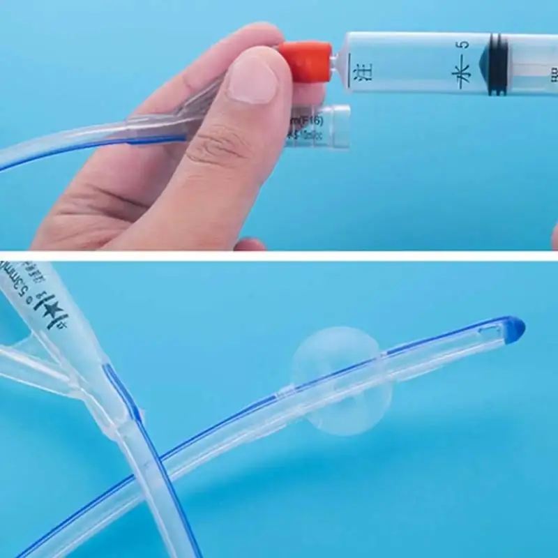 

2 Way 3 Way Urinary Catheters Disposable Medical Silicone Foley Catheter Flushing Tube Teaching Consumables