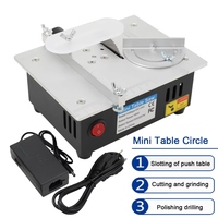 Mini Table Saw Electric Small Bench Saws Desktop Saw Household DIY PCB Model Cutting Tool Woodworking Lathe Machine 63mm Blade