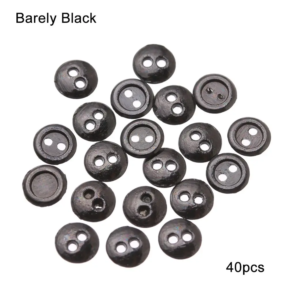 

20/40pcs Cute Accessories Two Holes Dolls Strap Buckles Clothing Sewing Craft Mini Metal Buttons DIY Clothes