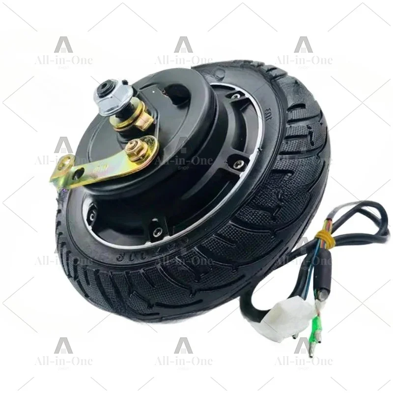24V/36V/48V 350W for Electric Scooter & Bicycle -  8 Inch Solid Tire Hub Motor with Drum Brake