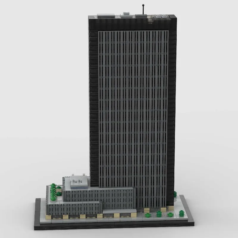 Moc 펜실베니아 광장 도시 건물, 크리 에이 티브 조립 빌딩 블록 장난감 모델, 어린이 생일 선물 1323pcs