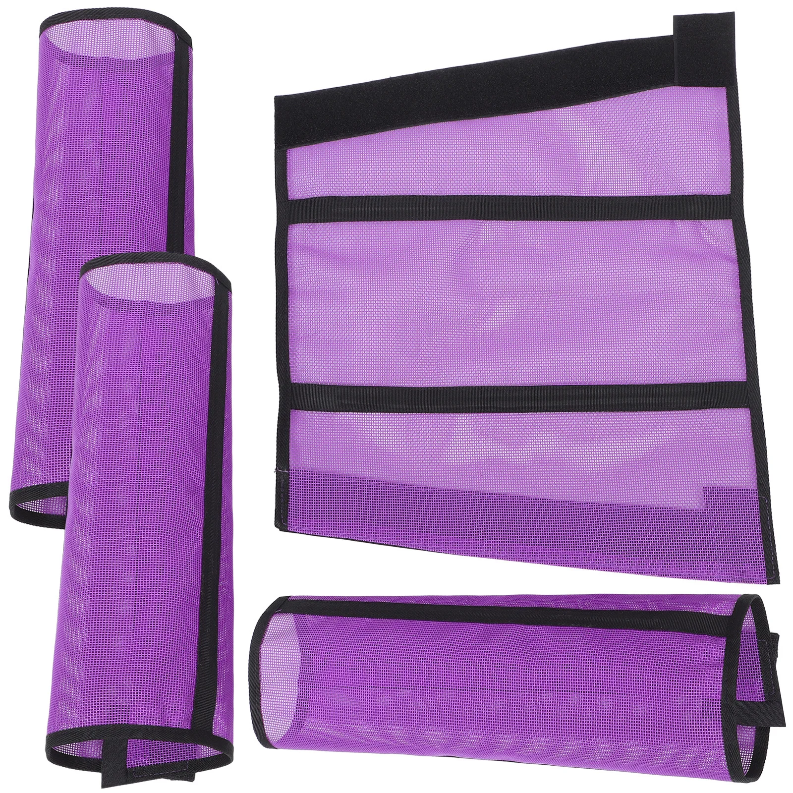 4 قطع من الأحذية الشبكية المحمولة للحصان عملية للاستخدام، أحذية مستلزمات الحيوانات ذات المظهر الساطع، ملحقات الحيوانات