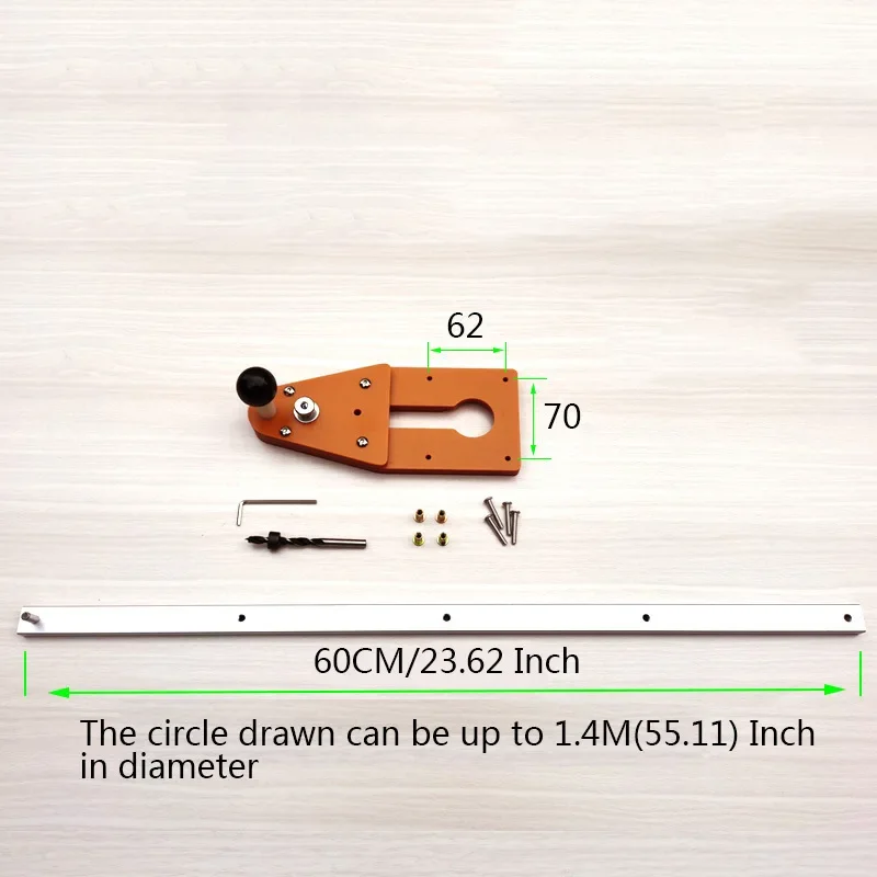 Fräserbasis, Ersatzbasis für elektrische Handtrimmer, Basis für Holzbearbeitungs-Kantenschneider-Fräsmaschinen, Zubehör für Elektrowerkzeuge – Detail 13