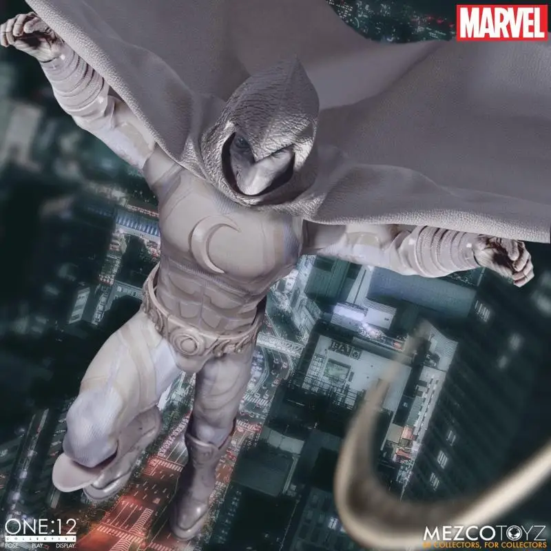In Stock Original Mezco ONE:12 Moon Knight Anime Action Collection Figures Model Toys Gifts for Kids