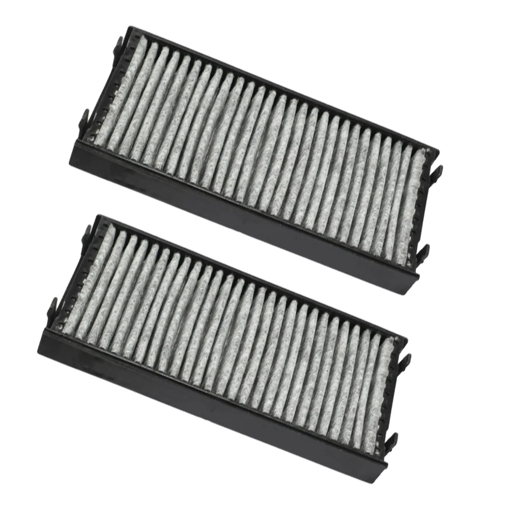 2pcs Car External Cabin Air Filter Element Fit For BMW E70 X5 X6 (E71, E72) 2006 2007 2008 2009 2010 2011 2012 2013 64316945586