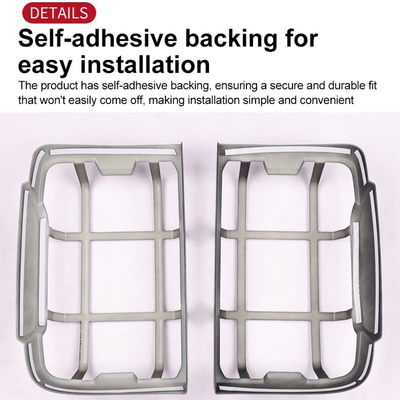 غطاء الضوء الخلفي للسيارة لخزان GWM 300 2025 ملحقات 2021 2022 2023 2024 ملصق حماية الإطار ديكور الجزء الخارجي للسيارات #5