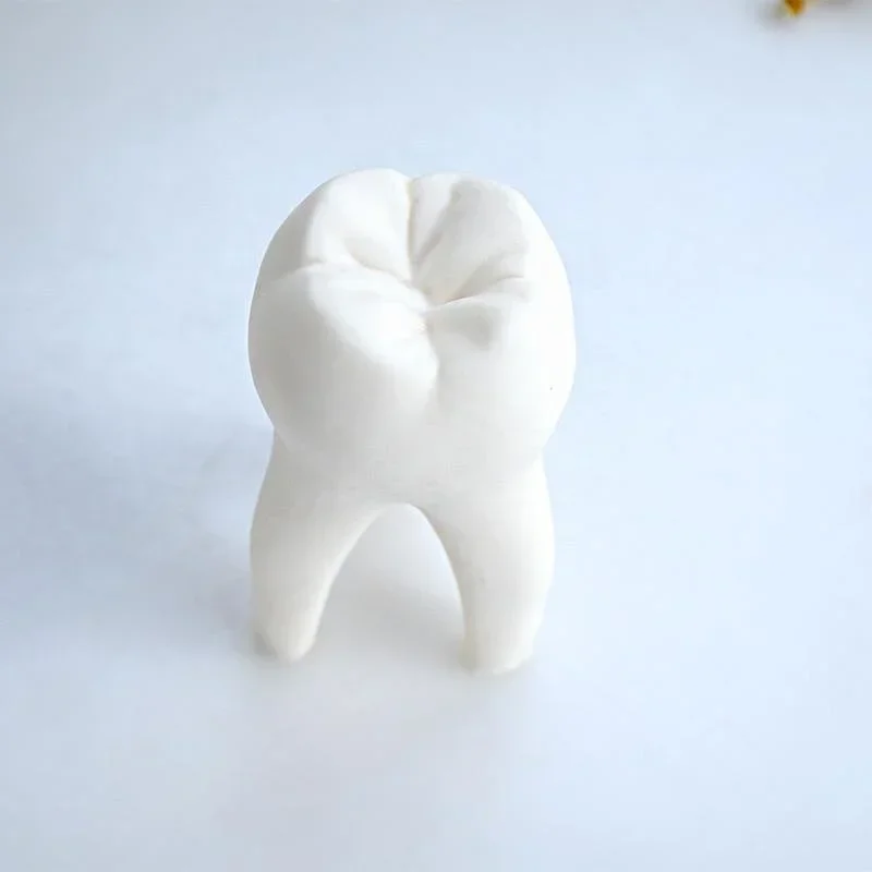 Large Tooth Candle Mold Creative Tooth Incense Candle Gypsum Silicone Mould for Baking Decoration Kitchen Accessories