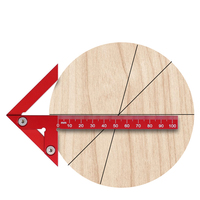 Center Finder Woodworking Square Center Scribe 45/90 Degrees Angle Line Scriber Marking Tools Wood Measuring Scribe Tool