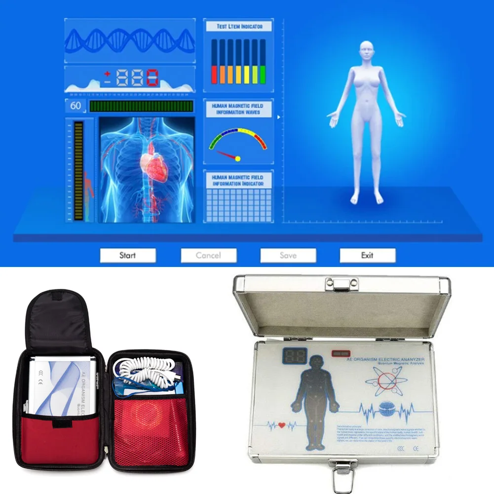 Generation Quantum Magnetic Resonance Analyzer 61 Checking Reports Professional Body Scanner Sub Health Diagnosis Machine