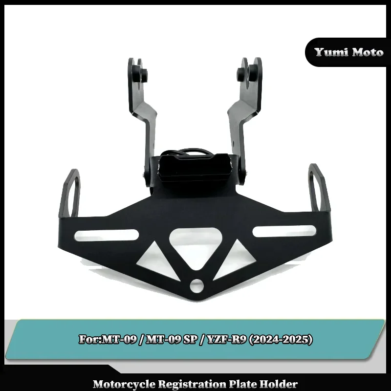 

Motorcycle Accessories Rear License Plate Holder Bracket For YAMAHA MT09 / MT09SP MT-09 / MT-09SP YZFR9 / YZF-R9 2024-2025