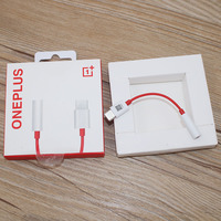 Original OnePlus USB Type C To 3.5mm Earphone Jack Adapter Aux Audio Cable Connector For 1+ 12 11 10 9 8 Ace Pro 9R 9RT 10T 10R