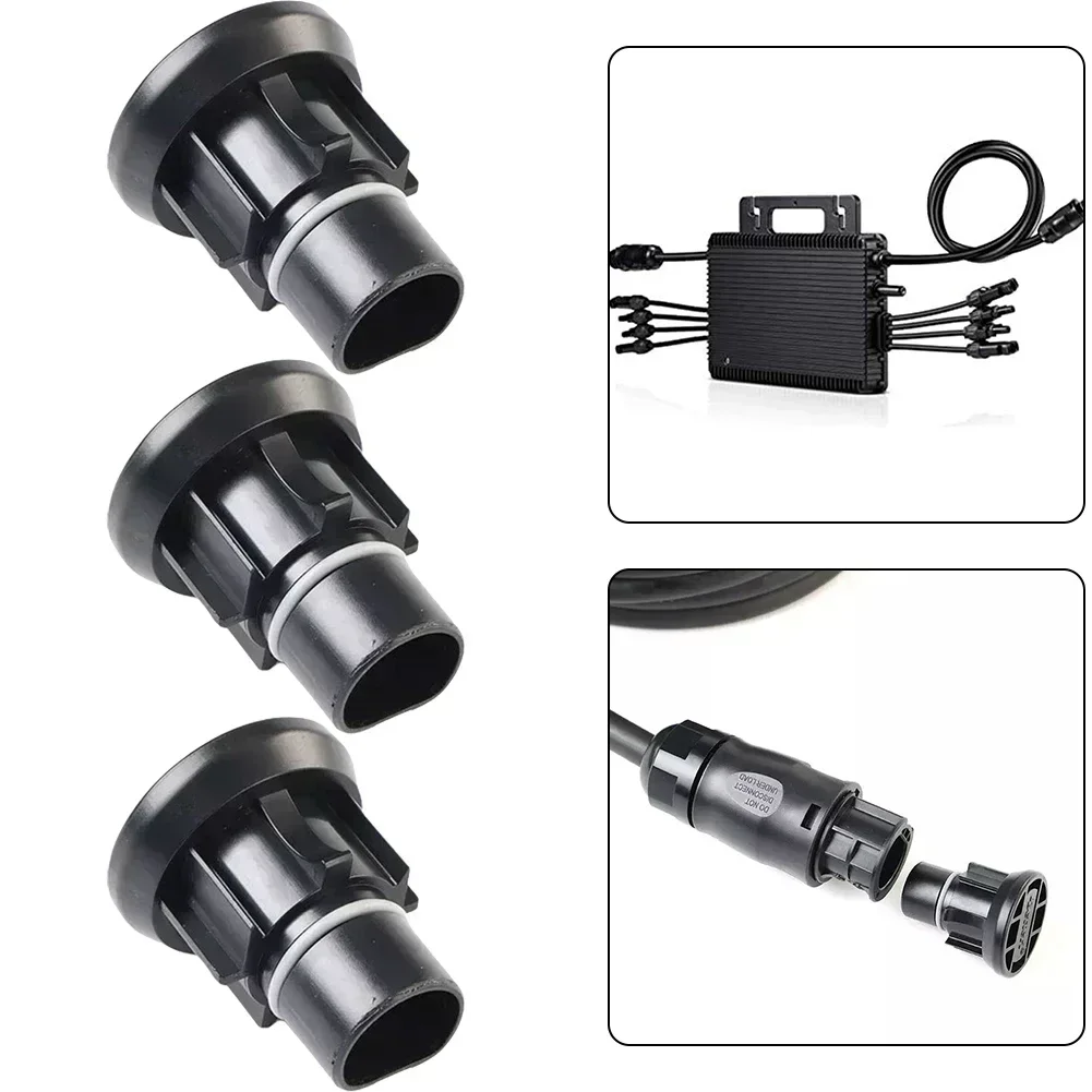 Solar End Cap Solar Connector PPO Material Solar Panel Waterproof Connectors End Cap For Betteri BC01 FeMale Solar Accessories