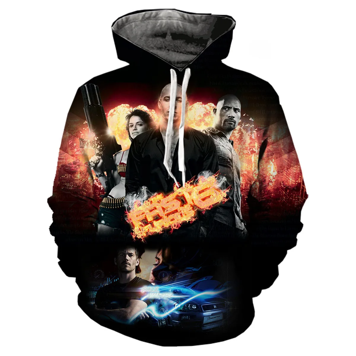 Fast and Furious 3D Print Hoodies Men Women Fashion Casual Hoodie Oversized Pullovers Hooded Sweatshirts Harajuku Male Clothing