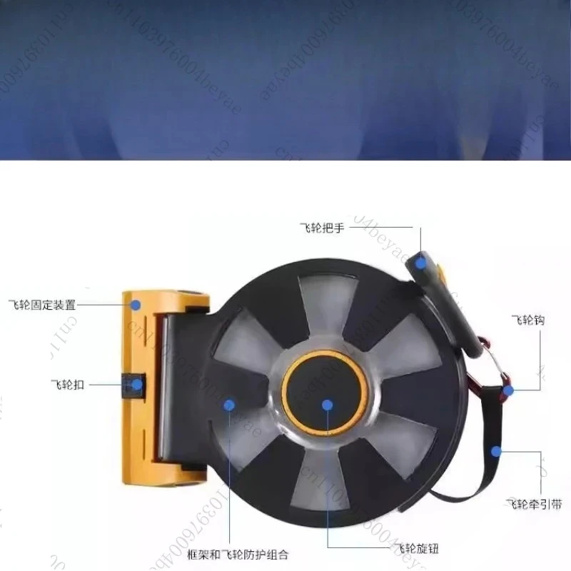 Small Flywheel Centrifuge Puller Trainer, Outdoor Physical Strength Training Device