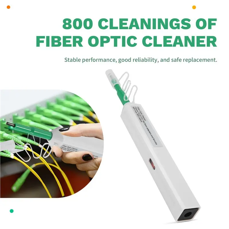 Super Deal -SC/FC/ST One Touch Cleaning Tool 2.5Mm Cleaning Pen 800 Cleaning Fiber Optic Cleaner