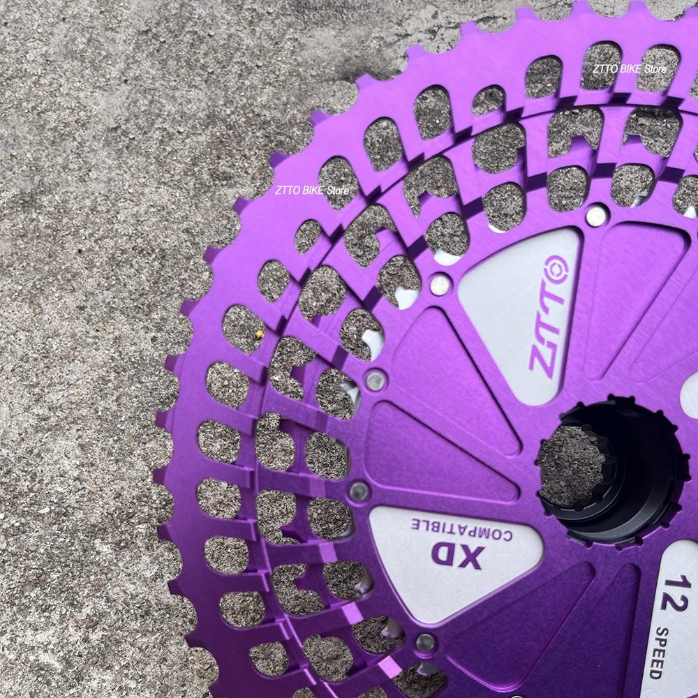 ZTTO MTB Ultimate SLR3 XD Cassette 12S 9-46T 9-50T 9-51T Purple