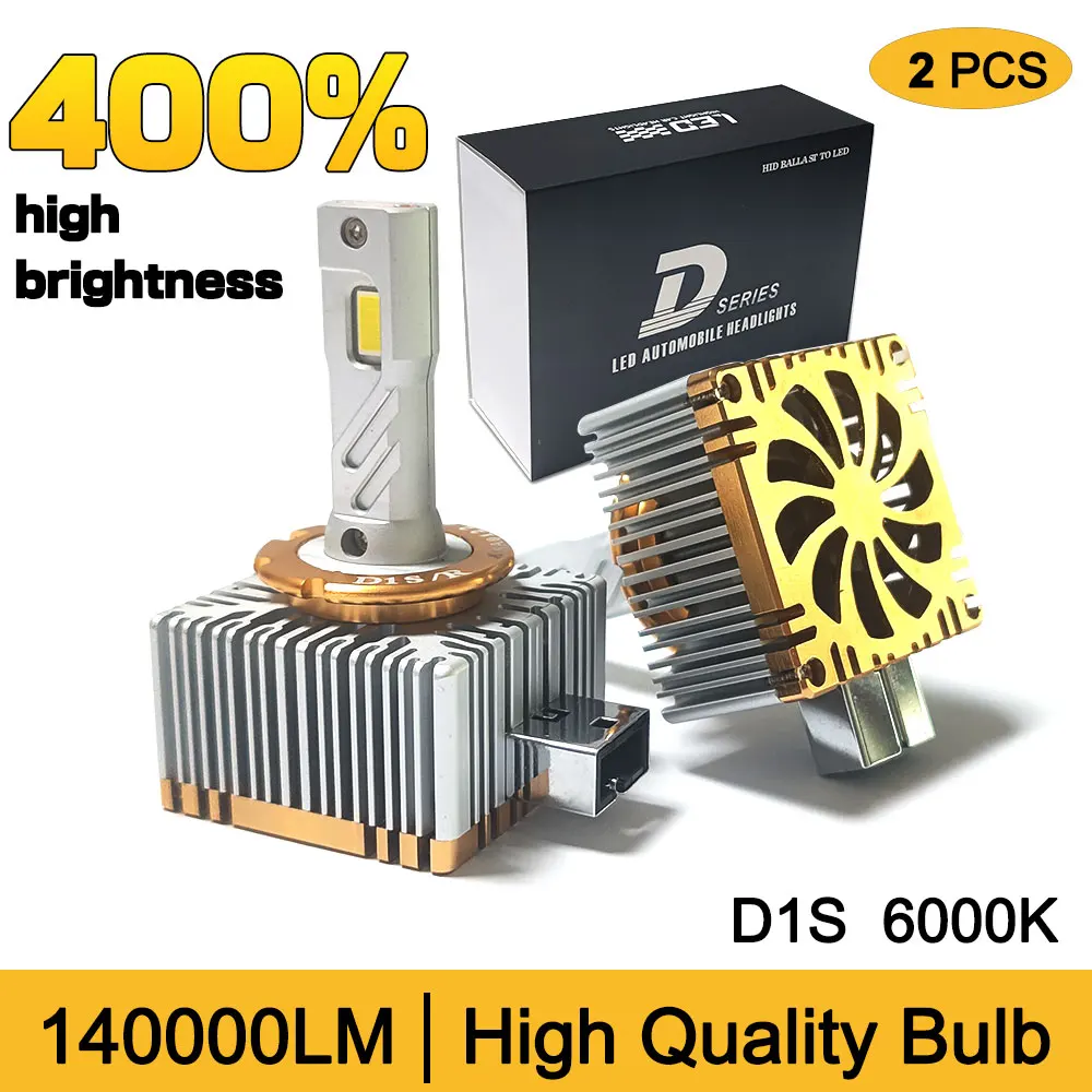 

2PCS D SERIES D1S D2S D3S D4S D5S D8S LED Car Headlights Bulbs 6000K Auto Lamp Plug&Play HID Conversion Kit