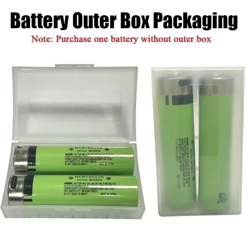 SUYIJIA 18650 Lithium Battery 3.7V 3400mAh NCR18650B Rechargeable Battery USB TYPE-C Charging Port Supports Reverse Charging