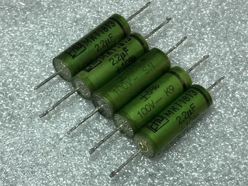 Disassemble Germany ERO Laiquendi MKT1813 Series 2.2UF100V Transparent Head Frequency Division electrodeless capacitor