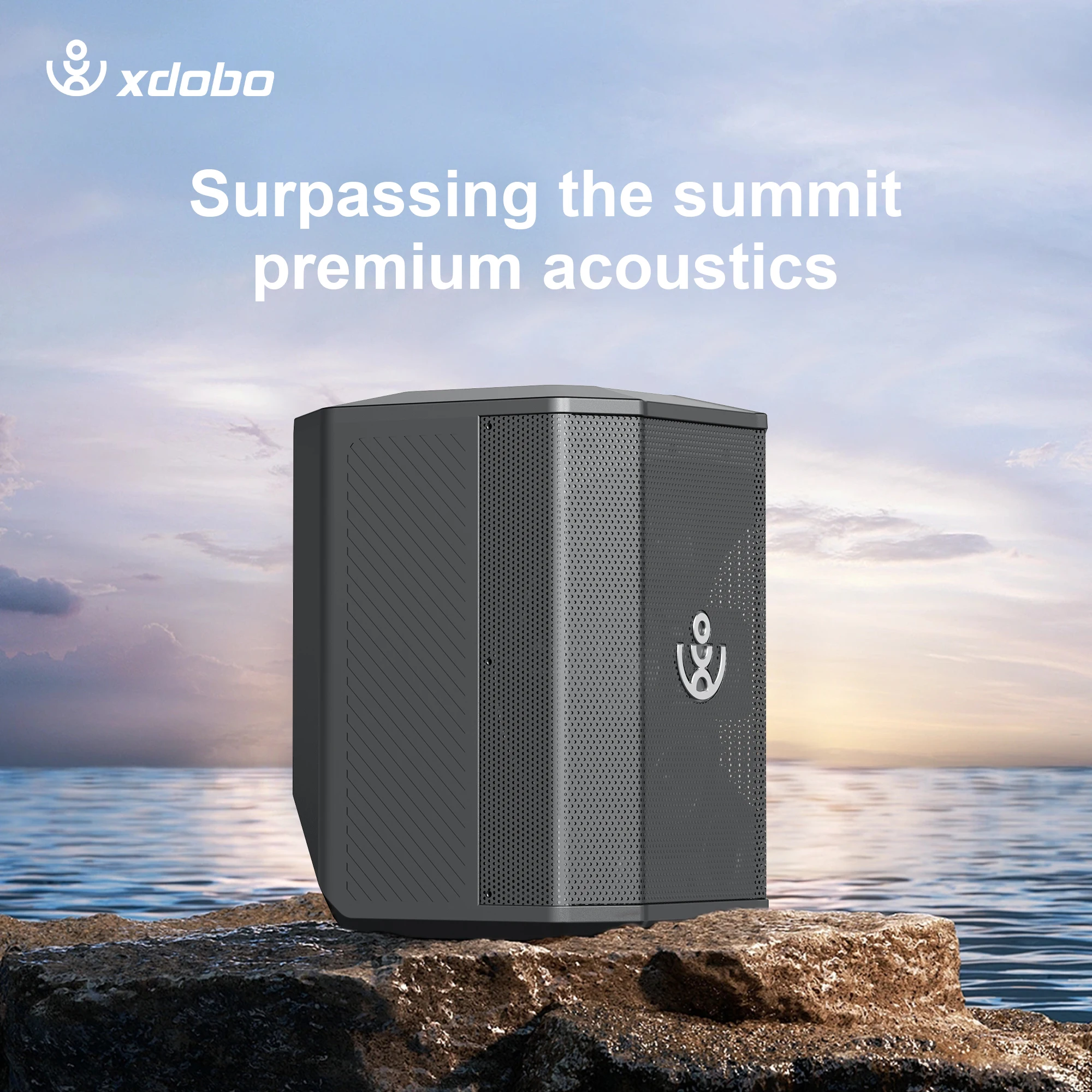 XDOBO WUKONG 300 واط مكبر صوت عالي الطاقة كاريوكي مع 2 ميكروفون محمول سماعة لاسلكية تعمل بالبلوتوث المتكلم في الهواء الطلق صندوق الصوت البث المباشر الصوتي