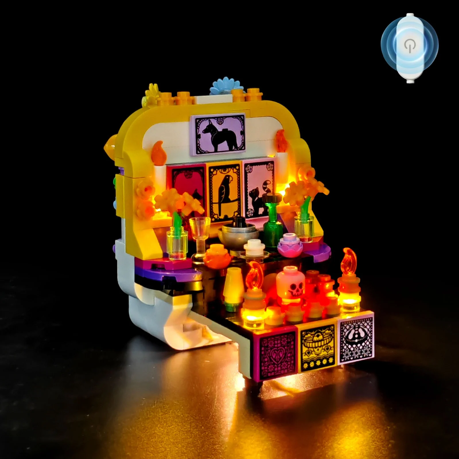 

Комплект светодиодного освещения LYBMTWF, совместимый с LEGO 40811, алтарь мертвых (не включает модели кирпичей)