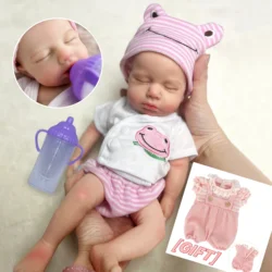 13Inch Open Mouth Loulou Girl&Boy Full Body Soft Silicone Doll Painted Bebe Reborn Doll For Kid Reborn De Silicona Cuerpo Entero
