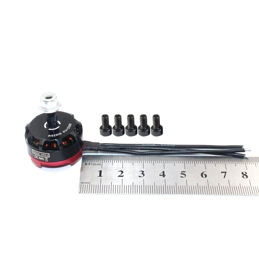 RC RS2205 2205 2300KV Brushless Motor for 2-6S 20A/30A/40A ESC FPV RC QAV250 X210 Racing Drone Multicopter(CW)