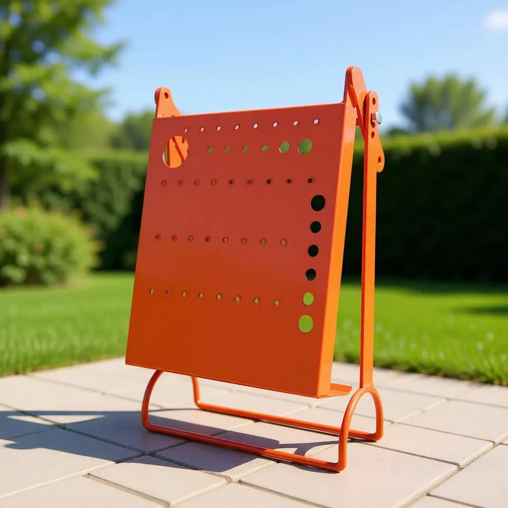 

Оранжевая усиленная противоскользящая рабочая платформа для лестниц, выдерживающая нагрузку до 400 фунтов