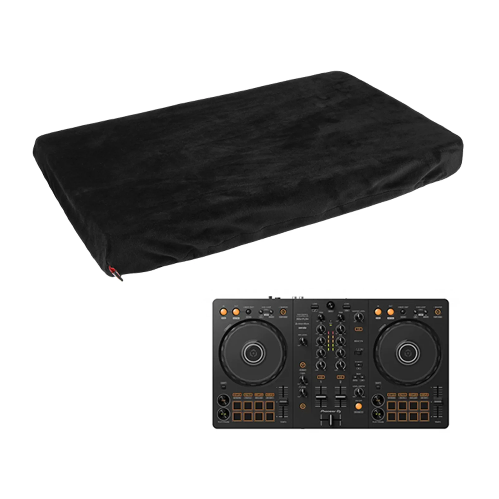Funda protectora lavable con banda elástica, funda reutilizable a prueba de polvo, Compatible con controlador de DJ Pioneer DDJ-FLX4
